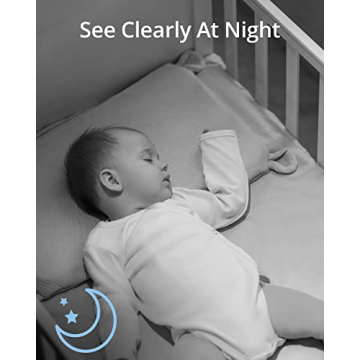 eufy Wi-Fi Baby Monitor 2K with Night Vision & Noise Detection