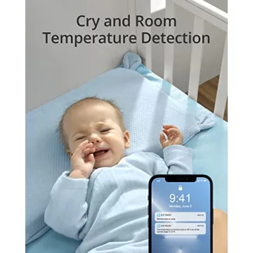 eufy Wi-Fi Baby Monitor 2K with Night Vision & Noise Detection