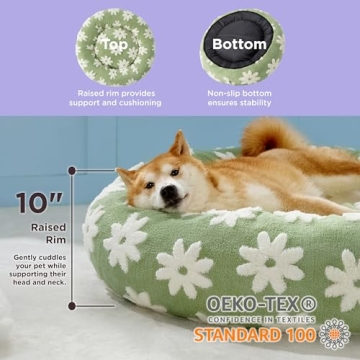 Stylish Lesure Donut Large Dog Bed for Cozy Comfort
