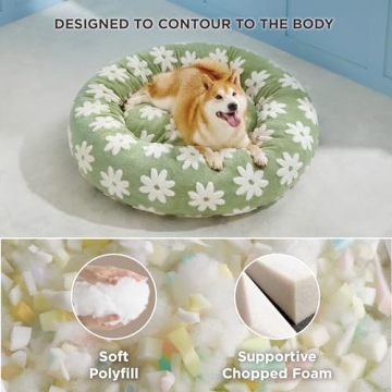 Stylish Lesure Donut Large Dog Bed for Cozy Comfort
