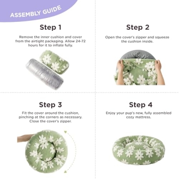 Stylish Lesure Donut Large Dog Bed for Cozy Comfort