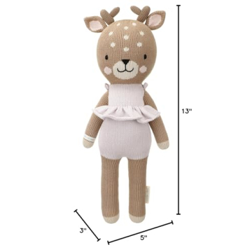 Cuddle + Kind Violet The Fawn - Heirloom Hand-Knit Doll