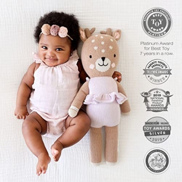 Cuddle + Kind Violet The Fawn - Heirloom Hand-Knit Doll