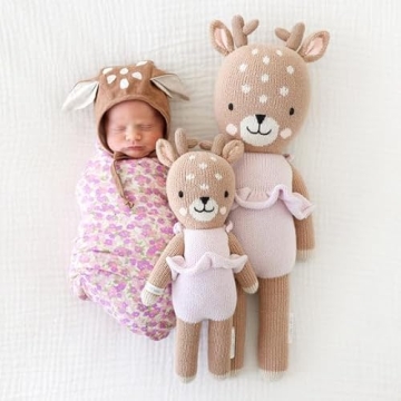Cuddle + Kind Violet The Fawn - Heirloom Hand-Knit Doll