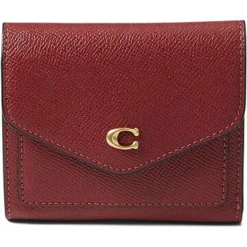 COACH Wyn Small Wallet - Cross Grain Leather Elegance