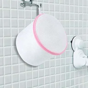 BAGAIL Laundry Bags Mesh Wash Bag for Intimates Lingerie and Delicates,4Pcs(Bra Wash Bag,6×6inch+7×7inch)