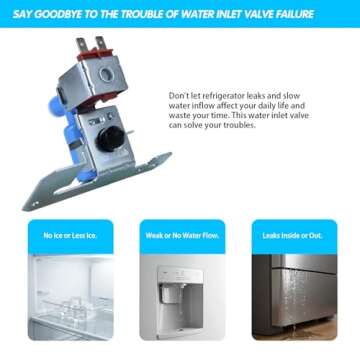 WR57X10033 Ice Maker Water Inlet Valve for GE Refrigerators - MHOPEM