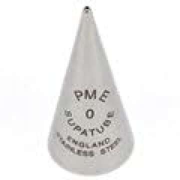 PME Icing Decorating Tips Set Seamless Stainless Steel Writer Supatube, No. 1, No. 1.5, and No. 2