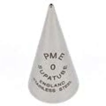 PME Icing Decorating Tips Set Seamless Stainless Steel Writer Supatube, No. 1, No. 1.5, and No. 2