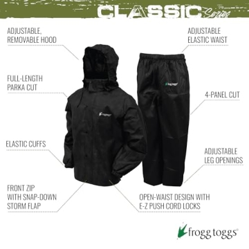 FROGG TOGG'S Men's Waterproof Breathable Rain Suit