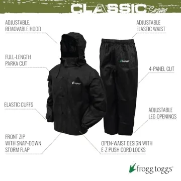 FROGG TOGG'S Men's Waterproof Breathable Rain Suit