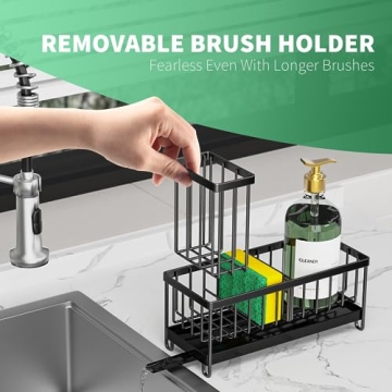 Cisily Sponge Holder Caddy for Kitchen Sink Essentials
