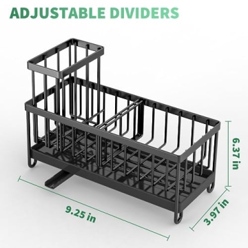 Cisily Sponge Holder Caddy for Kitchen Sink Essentials