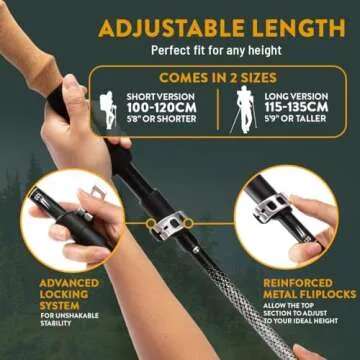 Folding Trekking Poles for Lightweight Hiking Adventures