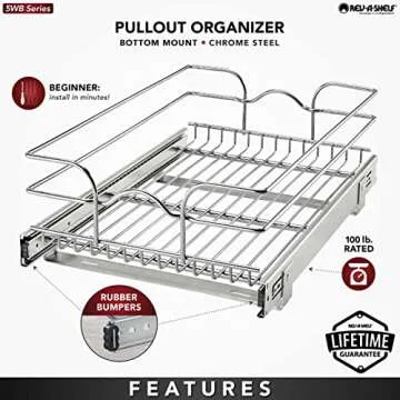 Rev-A-Shelf Kitchen Cabinet Organizer for Efficient Storage
