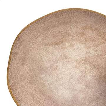 Amazon Basics 12-Piece Melamine Dinnerware Set - Service for 4, Grey Weathered Crackle