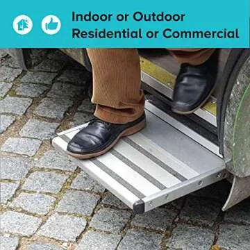 LifeGrip Anti Slip Safety Tape, Non Slip Stair Tread, Textured Rubber Surface, Comfortable for Barefoot, 4 inch X 30 Foot, Grey