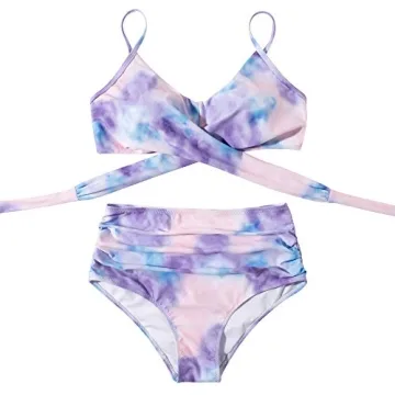 Stylish MOOSLOVER High Waisted Leopard Bikini for Women