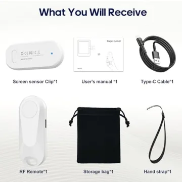 DATAFY Page Turner for Kindle and Tablets with Remote Control