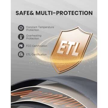 iDOO Heating Pad for Back Pain Relief - 24x33 Size