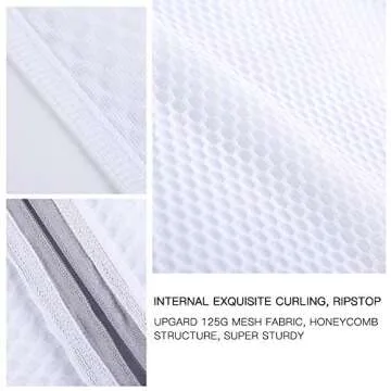 Kimmama Jumbo Mesh Laundry Bags for Efficient Washing