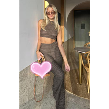 Yuemengxuan Floral Two Piece Outfit for Stylish Comfort