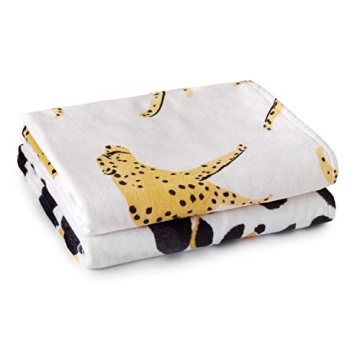 Welhome Cotton Beach Towel Set - Quick Dry Oversized Comfort