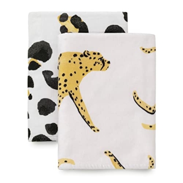 Welhome Cotton Beach Towel Set - Quick Dry Oversized Comfort
