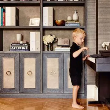 Savor | The Original Deluxe Baby Keepsake Box | Fabric Bound Acid-Free Gender-Neutral Minimalist Newborn Keepsake and Memory Organizer with Labels | For Pregnancy, Mother’s Day, Baby Shower, New Baby