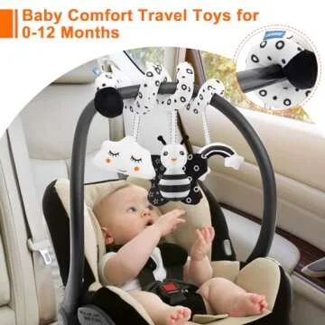 Zendstanding Spiral Pram Toys for Babies - Activity Hanging Toys Stroller Pushchair Car Seat Baby Bl...