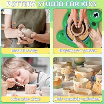 Aujazyble Pottery Wheel Kit for Kids - Complete Set