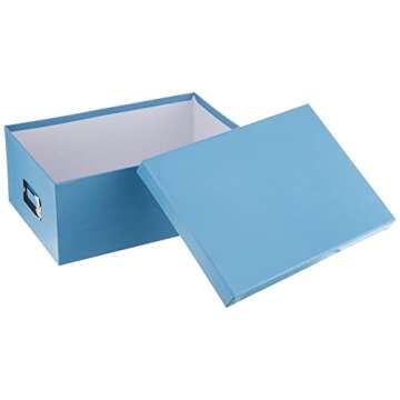 Pioneer Sky Blue Storage Box for Photos and Documents