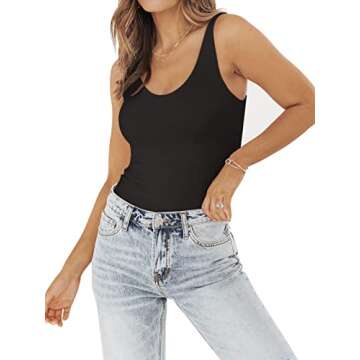 V Neck Tank Top for Women - Comfortable Summer Style