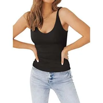 V Neck Tank Top for Women - Comfortable Summer Style