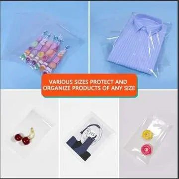 iMailer 1000 Pcs 5" x 7" Resealable Cellophane Bags