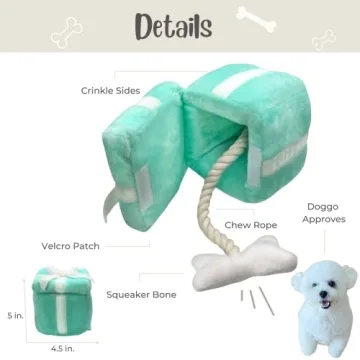 Cheeki Studios Pawsent Plushie - Interactive Dog Toy Gift