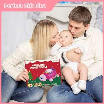 Hanayo Baby Musical Turtle Toy for 6-18 Months