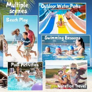 Babygoal Baby & Toddler Girl and Boy Swim Diapers, Reusable Adjustable Washable One Size Fits 6M-3T Gifts and Swimming Lessons 3 Pack 3ZSD10