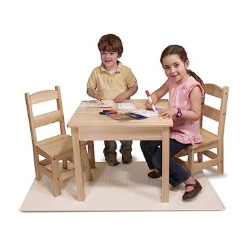 Melissa & Doug Kids Table and Chairs Set for Toddlers