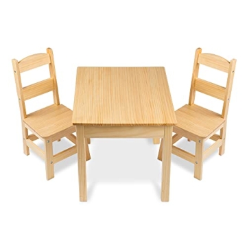 Melissa & Doug Kids Table and Chairs Set for Toddlers