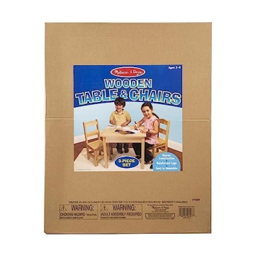 Melissa & Doug Kids Table and Chairs Set for Toddlers