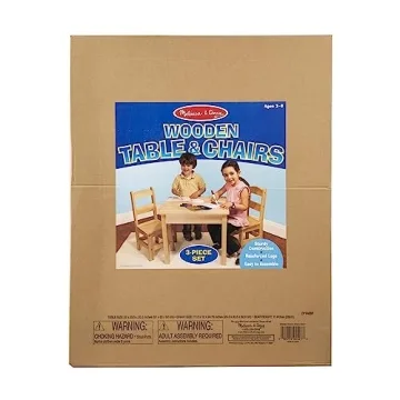 Melissa & Doug Kids Table and Chairs Set for Toddlers