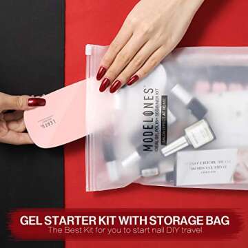Gel Nail Kit with 6W Lamp - Perfect for Beginners and Gifts
