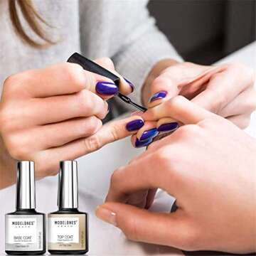 Gel Nail Kit with 6W Lamp - Perfect for Beginners and Gifts