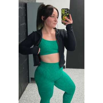 Stylish Aoxjox Women's Geo Zip Jacket for Active Life