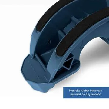North American Healthcare Foot Rocker Blue -Optimal Foot Position for Flexibility, Plantar Fasciitis, Achilles tendonitis, and other Chronic Conditions