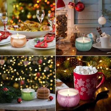 Candles for Home Scented 8 Pack Aromatherapy Scented Candles 20 OZ 160 Hour Soy Wax Long Lasting Chr...