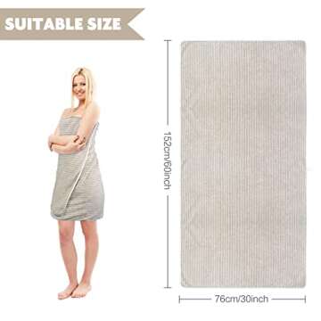 KinHwa Microfiber Bath Towels Large Bathroom Towel Super Absorbent Shower Towel Extra Soft Towels fo...