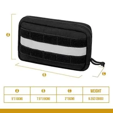 OneTigris Service Dog Vest Harness Saddle Bag Backpack Pouch, Emotional Support, Service Dog in Trai...