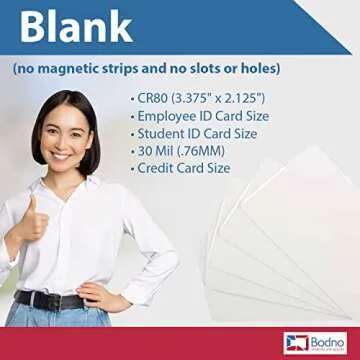 Bodno Premium Graphic Quality PVC Cards - 500 Pack